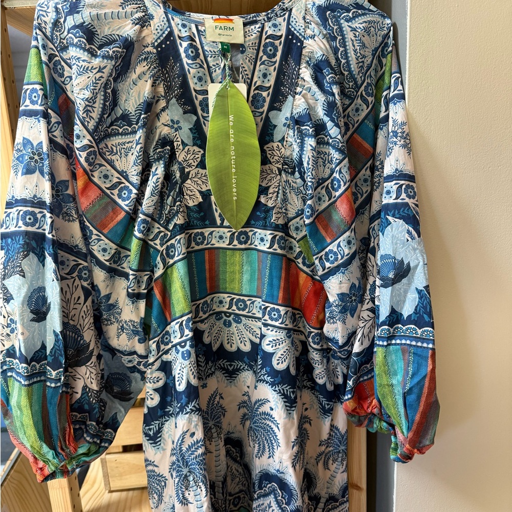 Farm Rio Multicolor Patterned Dress